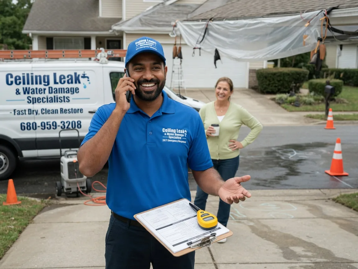Ceiling Leak Cleanup Buckeystown, MD FAQs